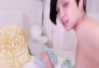 Brunette teen sucking daddy's big cock