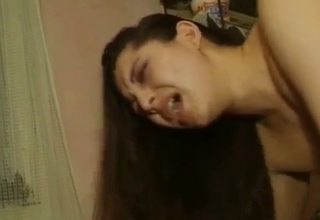 That hairy pussy has to suffer